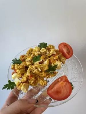Oeufs brouillés à la Marocaine